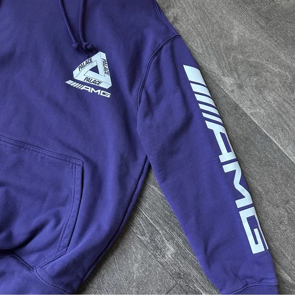 NWT Authentic Limited Edition PALACE x AMG Hoodie Sweatshirt - Picture 4 of 4